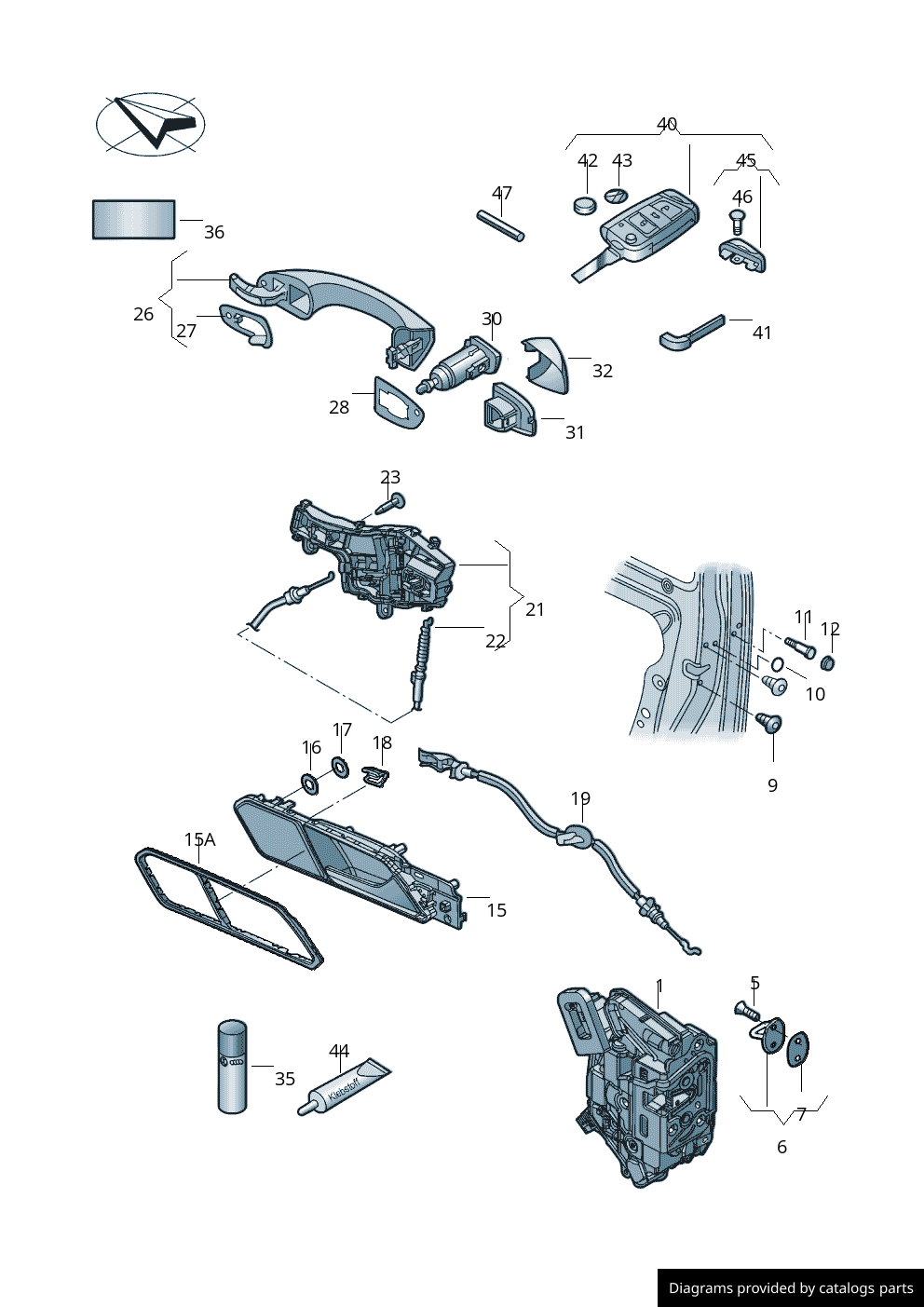 Car part diagram