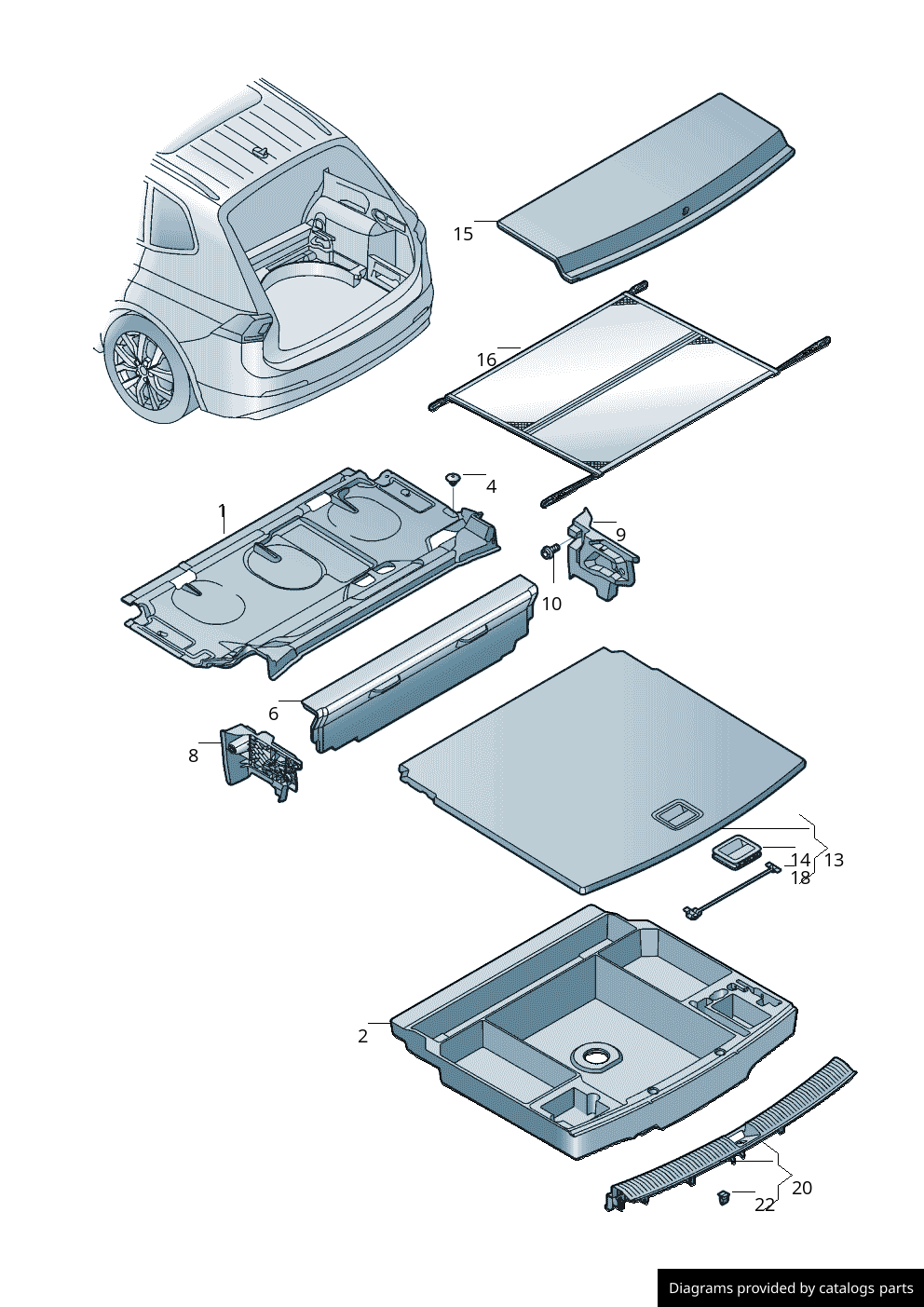 Car part diagram