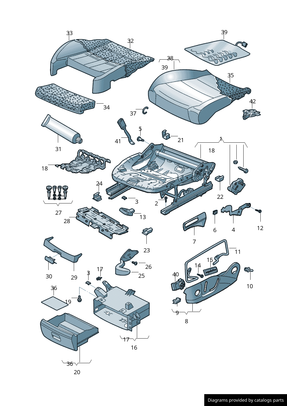 Car part diagram