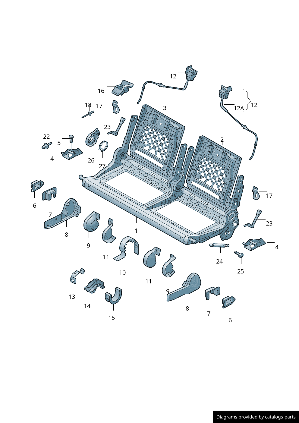 Car part diagram