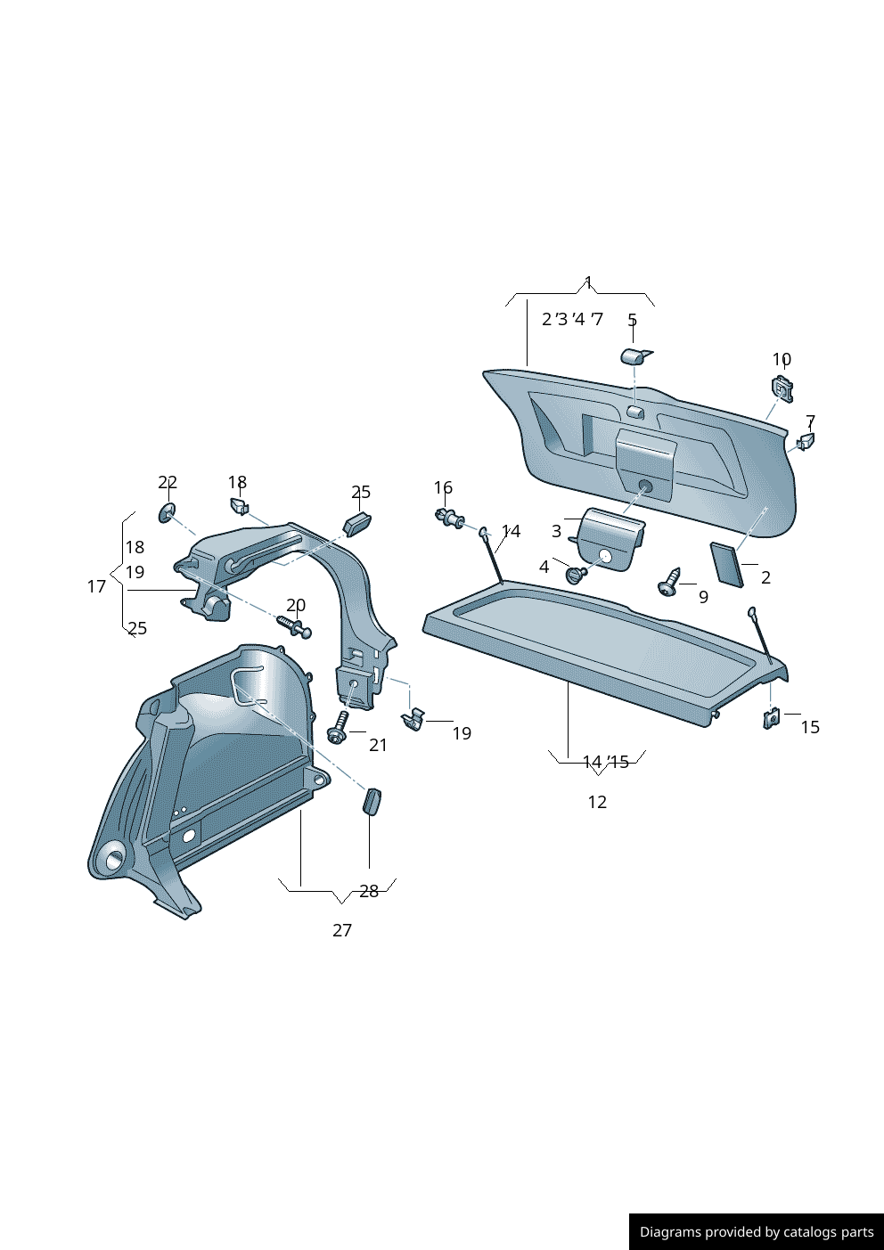 Car part diagram