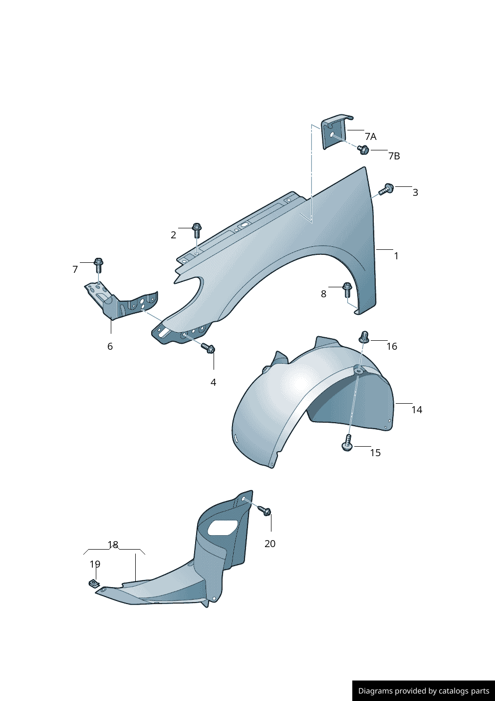 Car part diagram