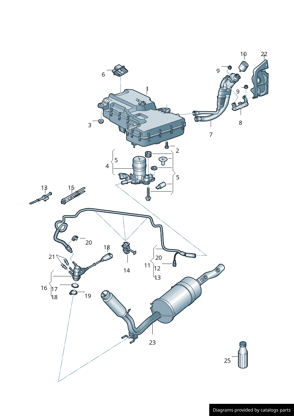 Car part diagram