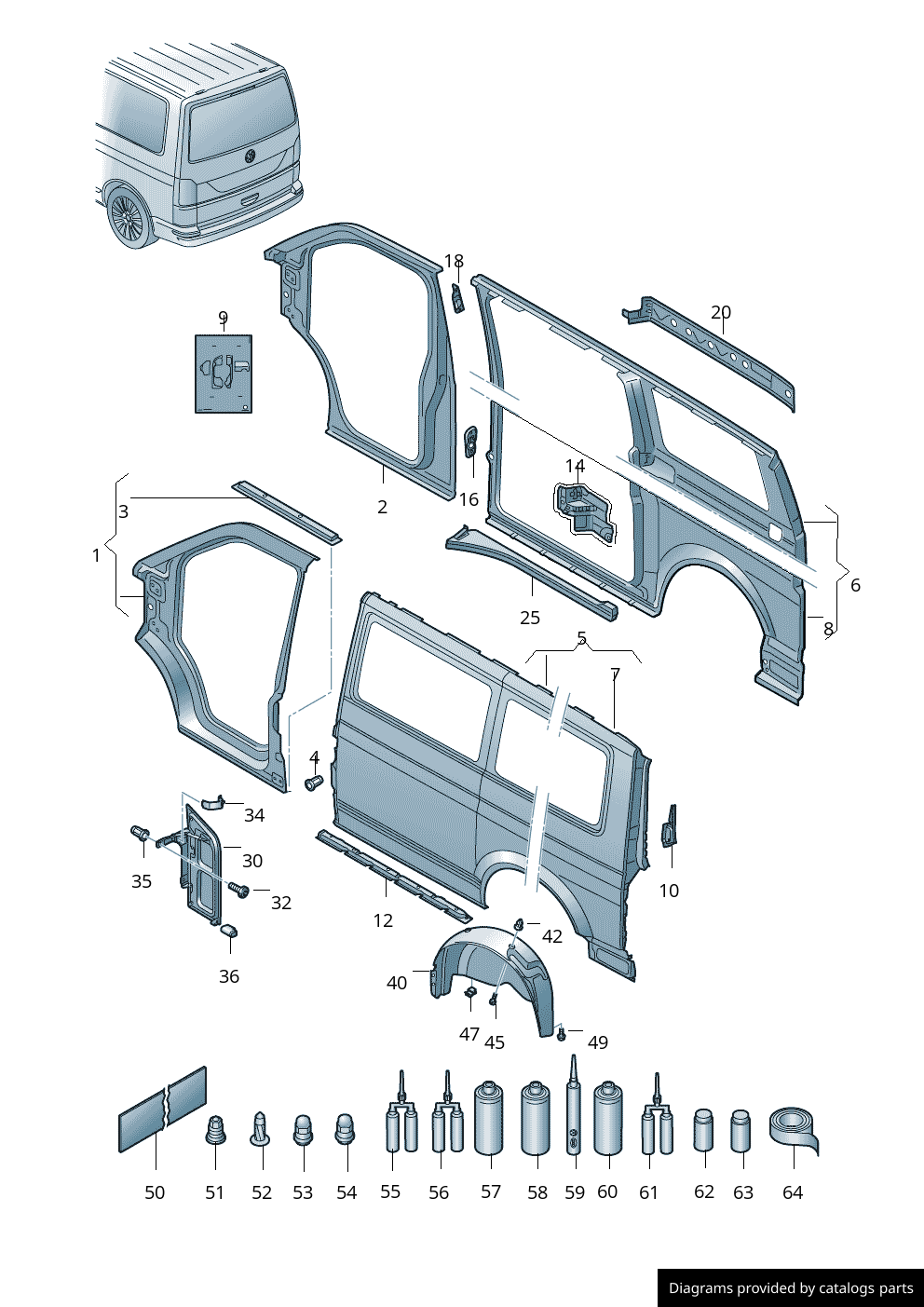 Car part diagram