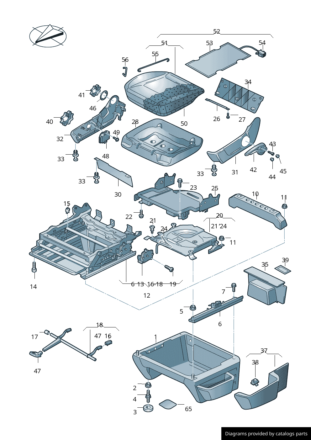Car part diagram
