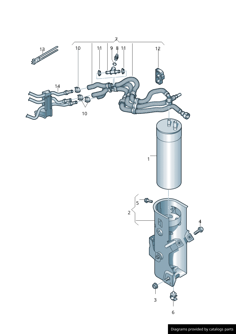 Car part diagram