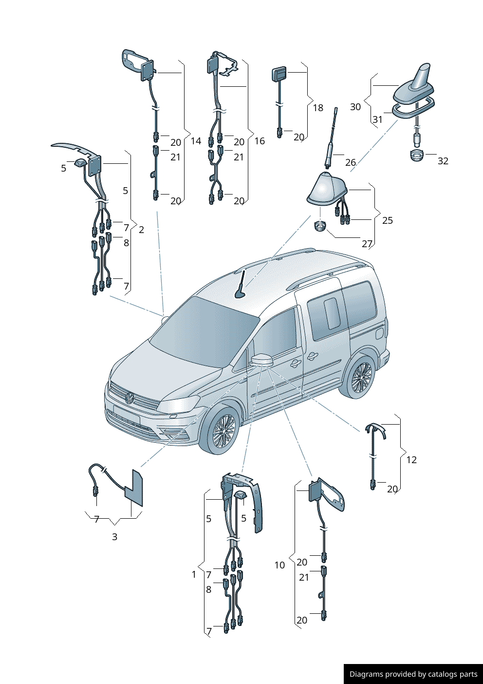 Car part diagram