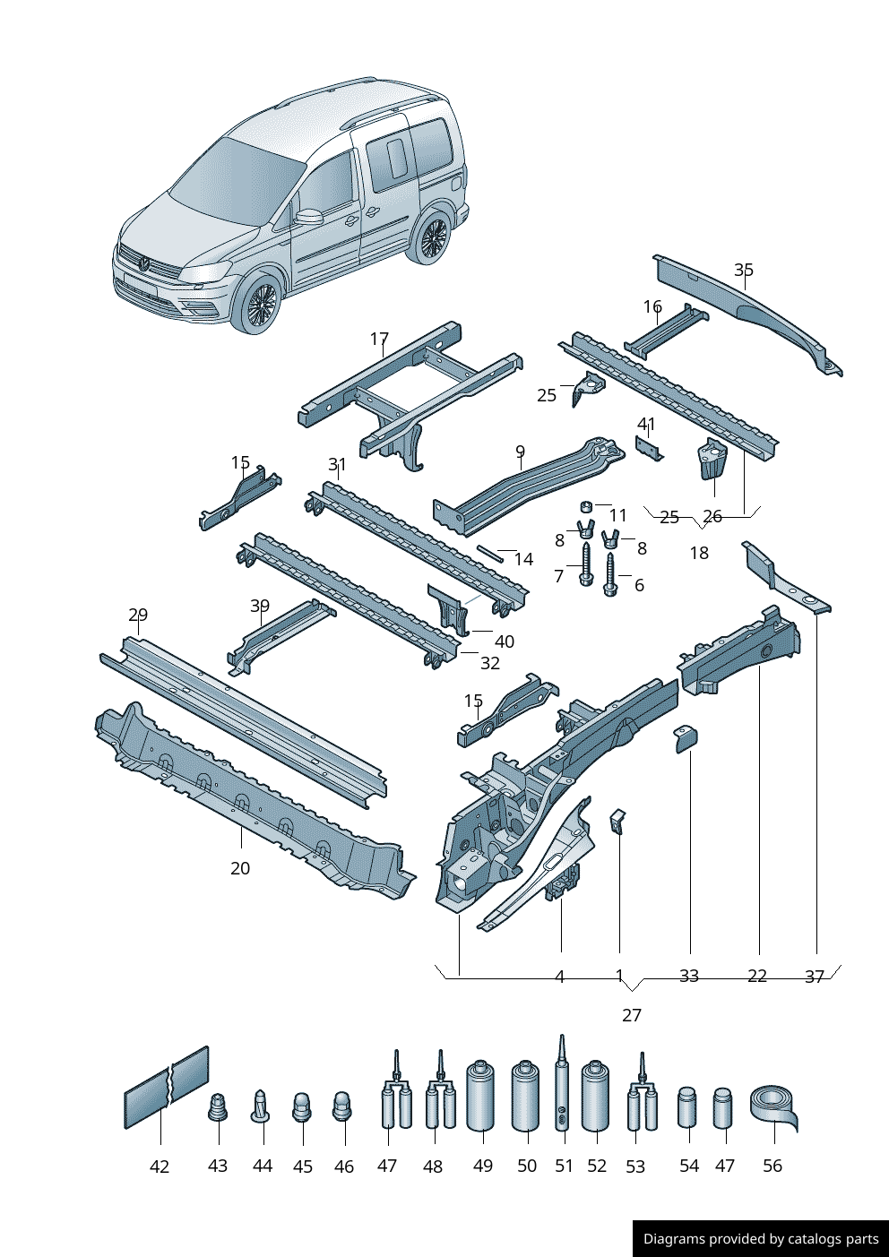 Car part diagram