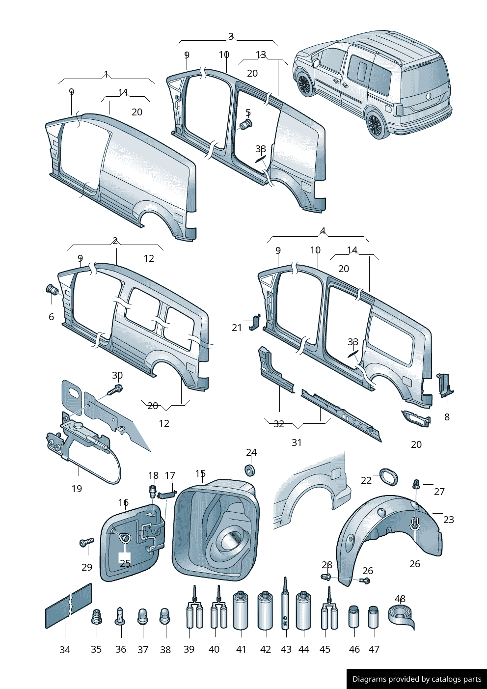 Car part diagram