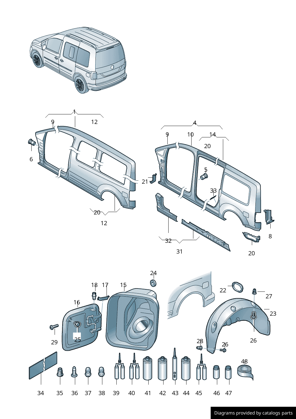Car part diagram