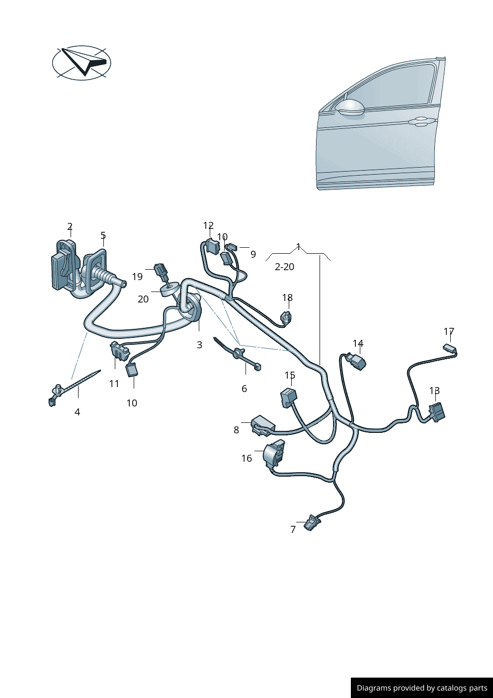 Car part diagram