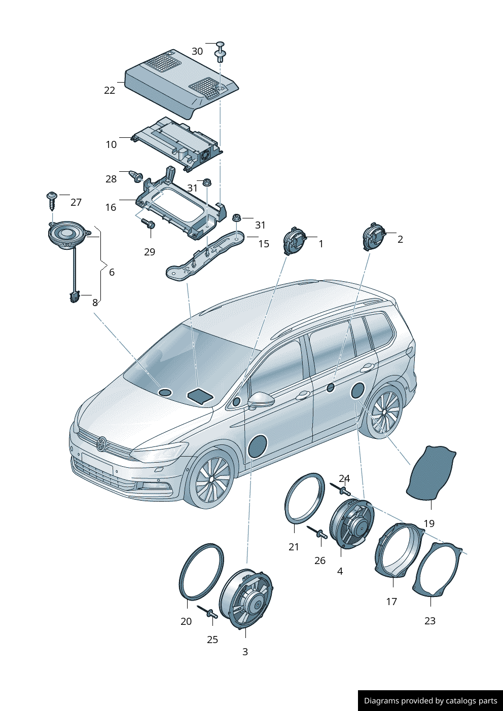 Car part diagram