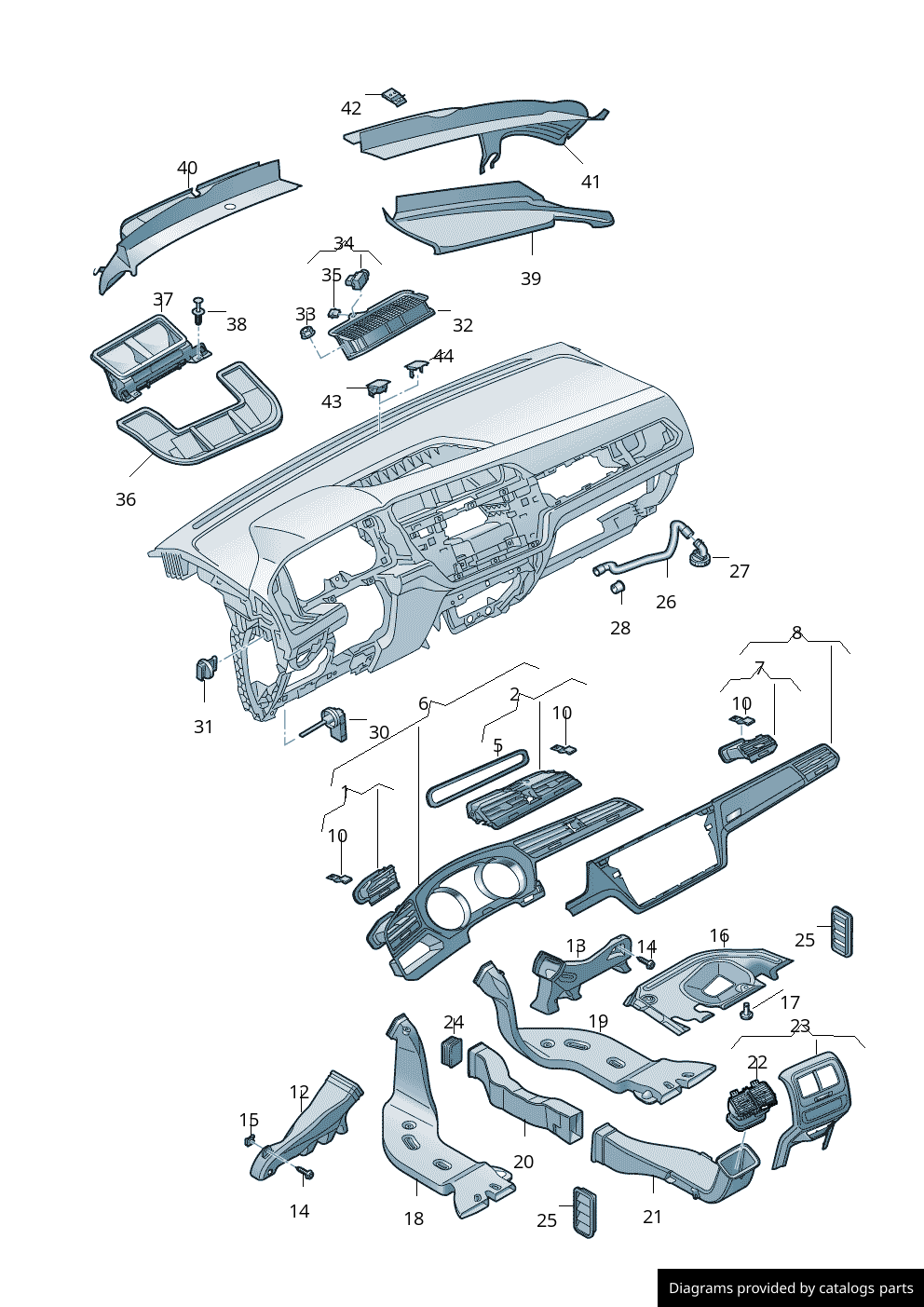 Car part diagram