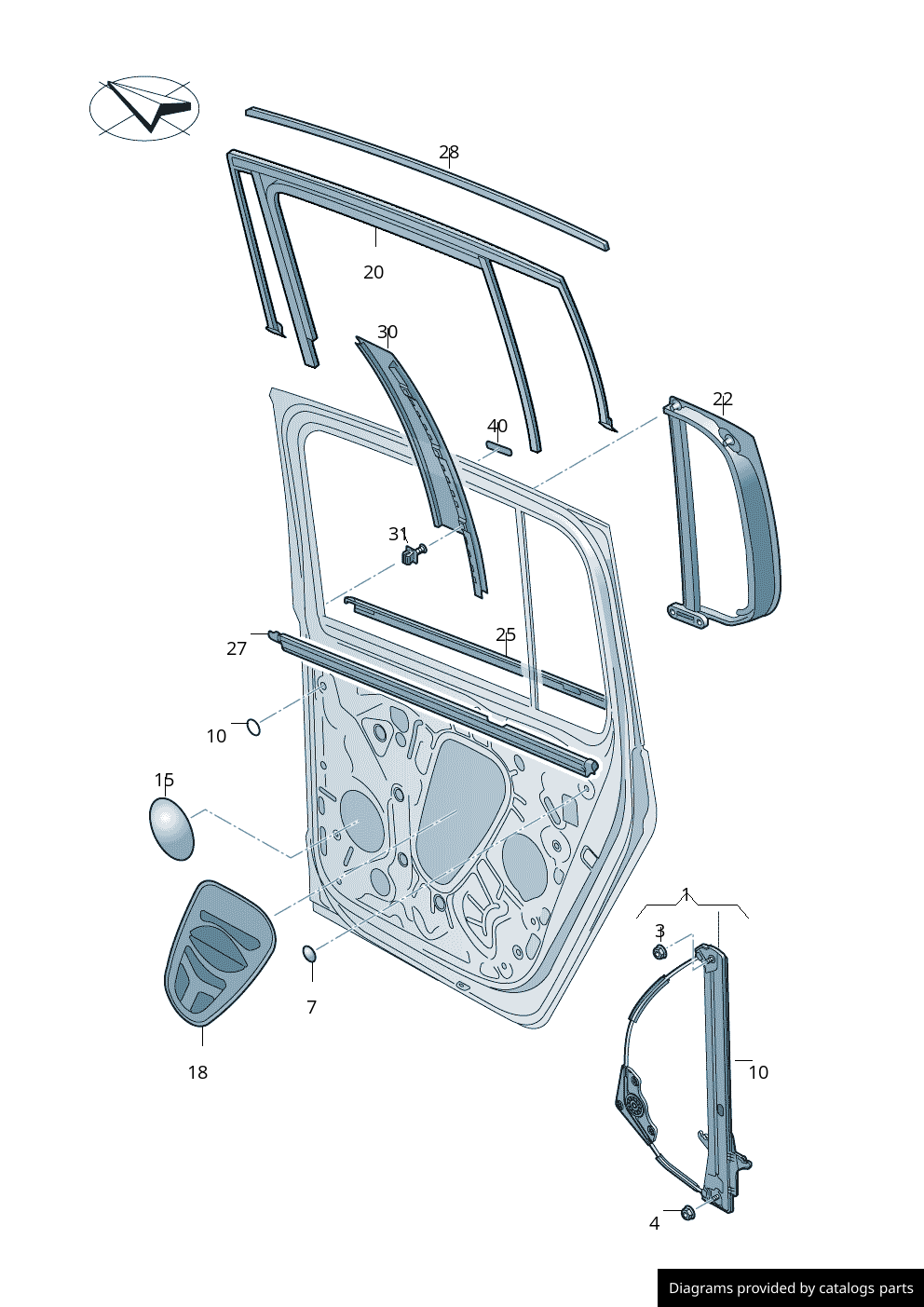 Car part diagram