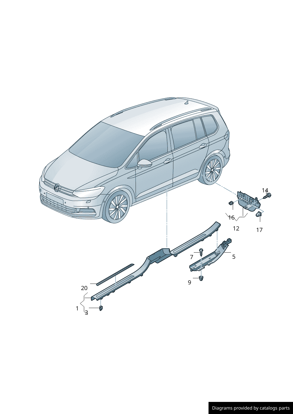 Car part diagram