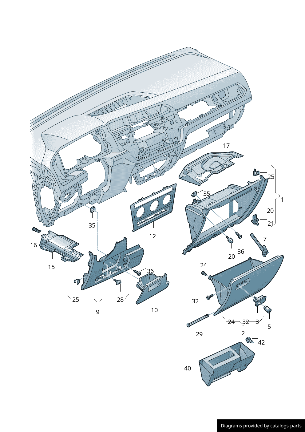 Car part diagram
