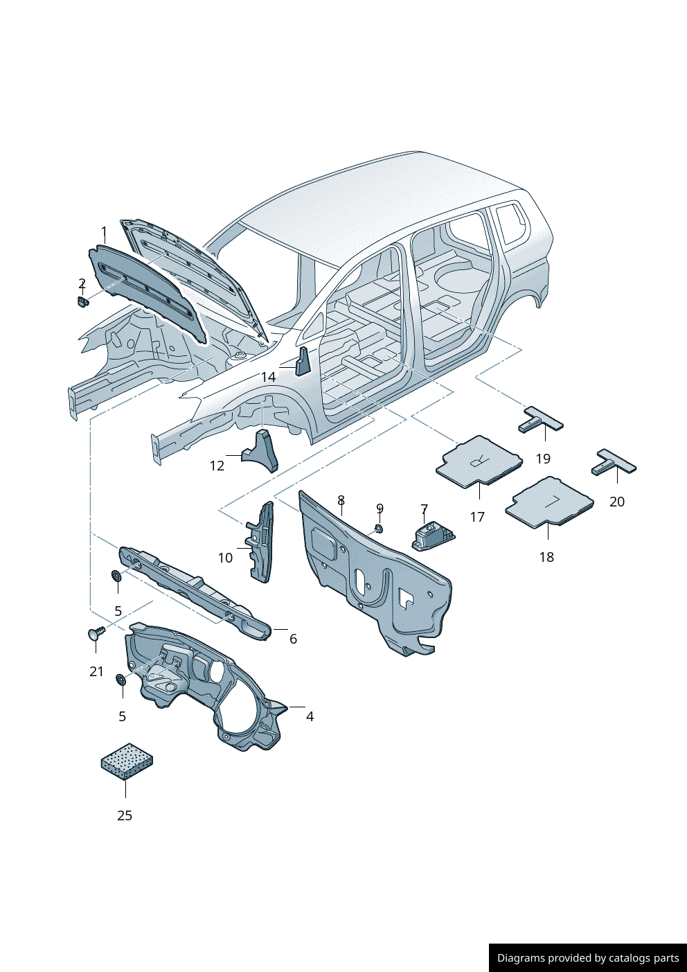 Car part diagram