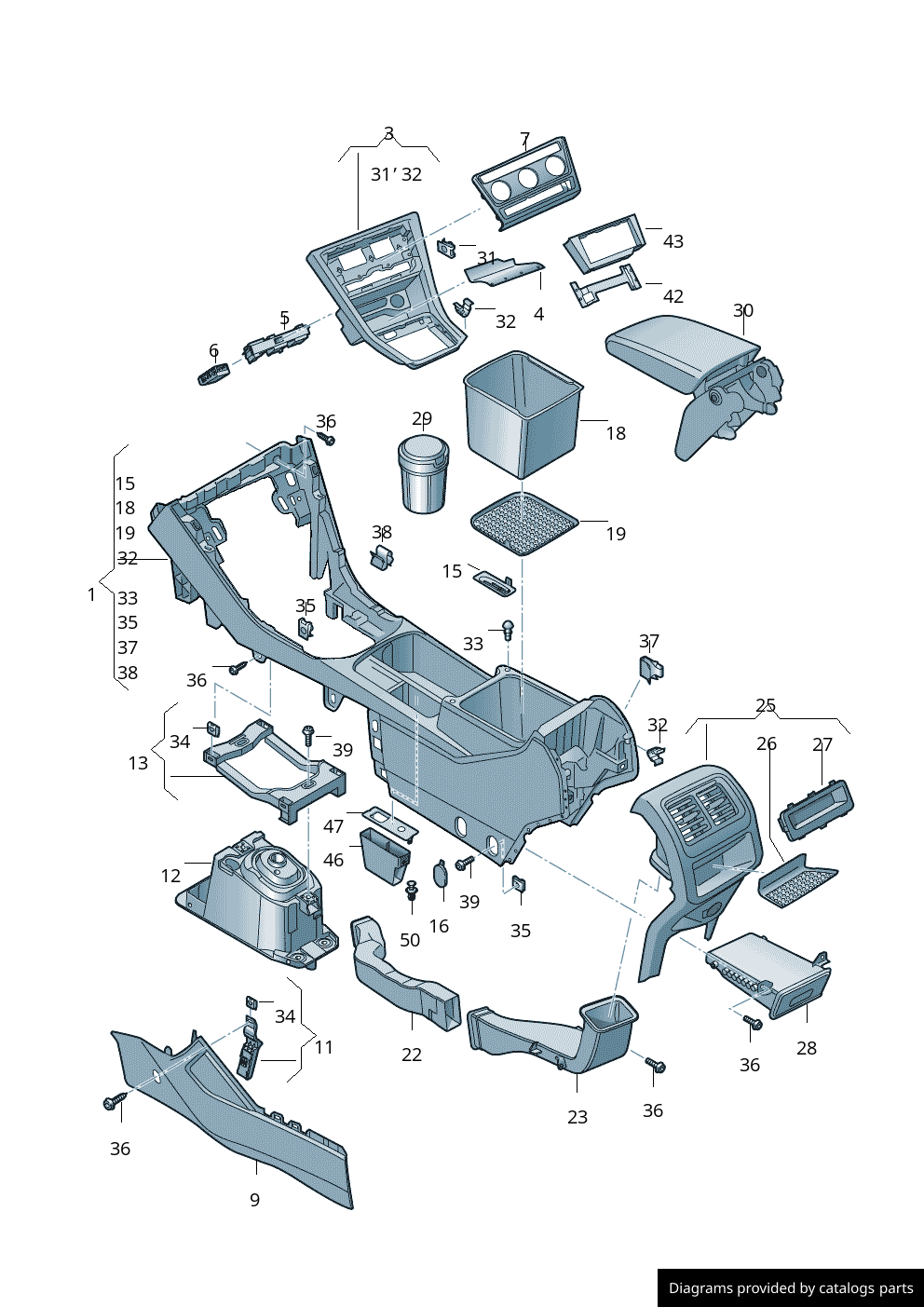Car part diagram