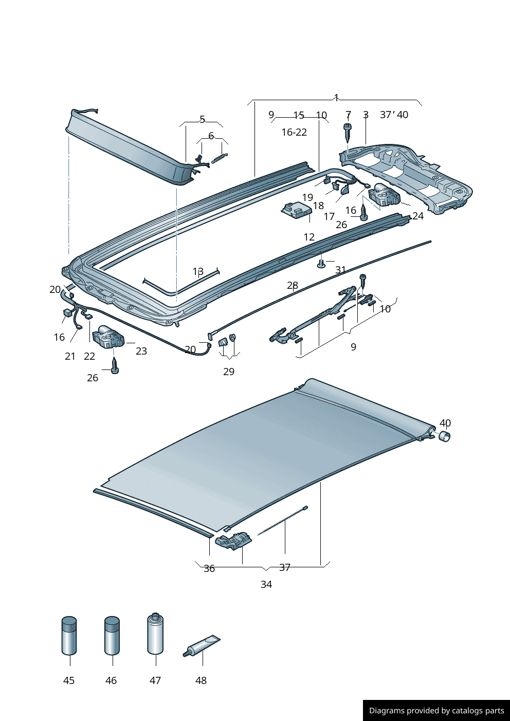 Car part diagram
