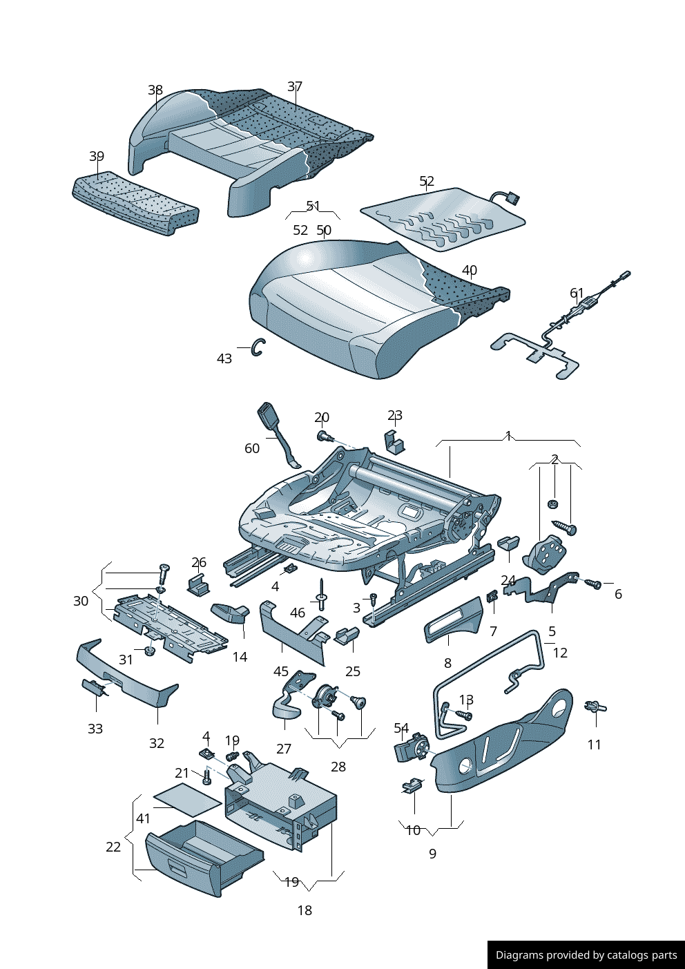 Car part diagram