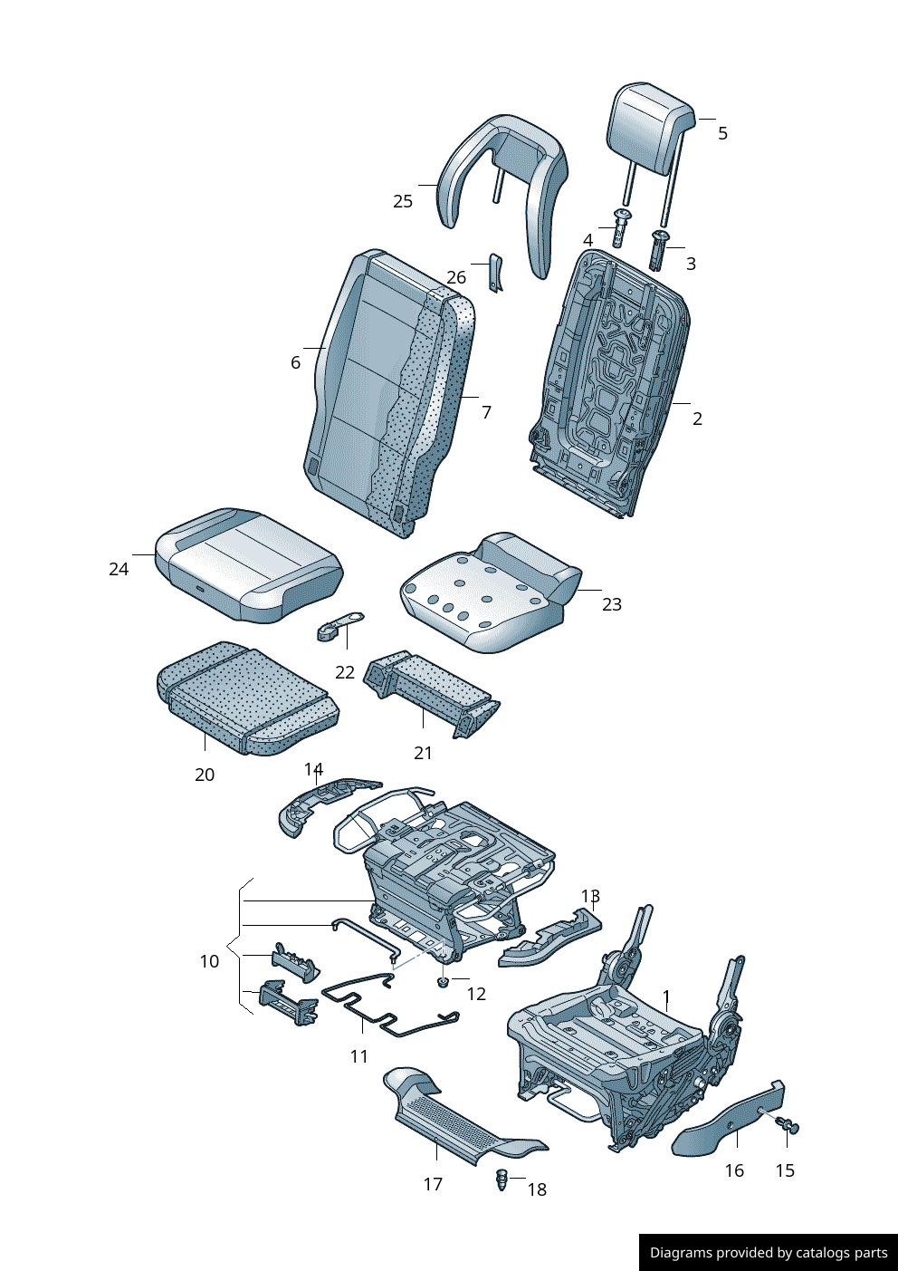 Car part diagram