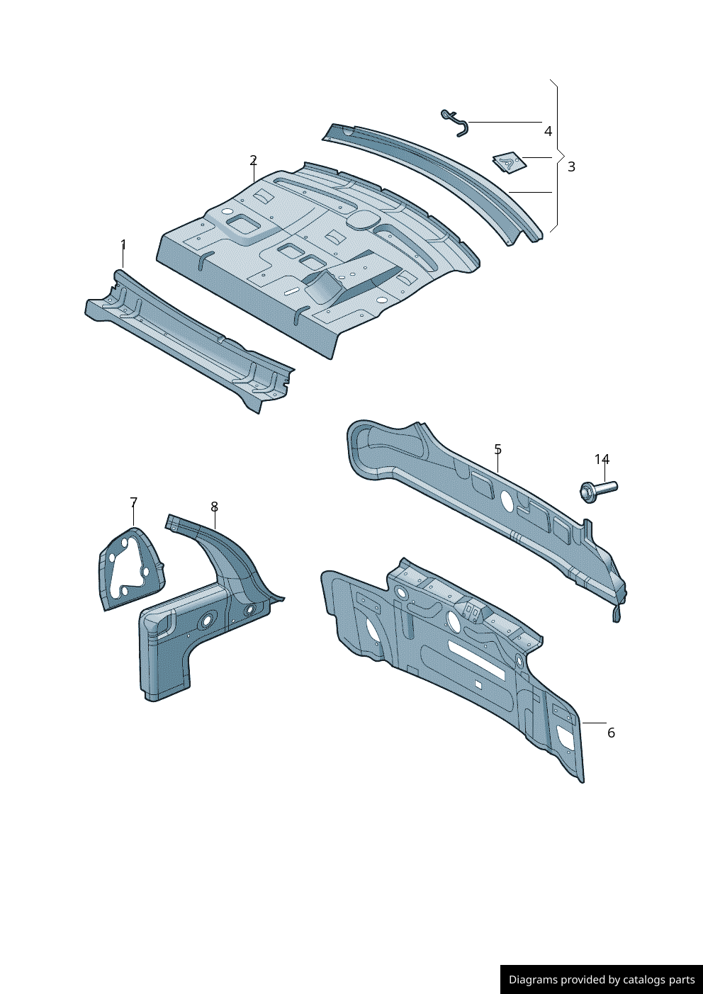 Car part diagram