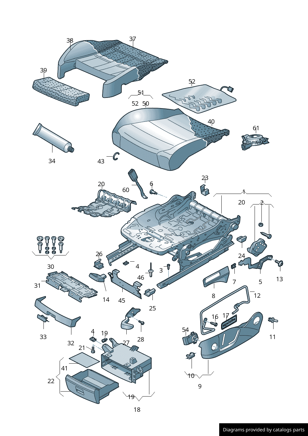 Car part diagram