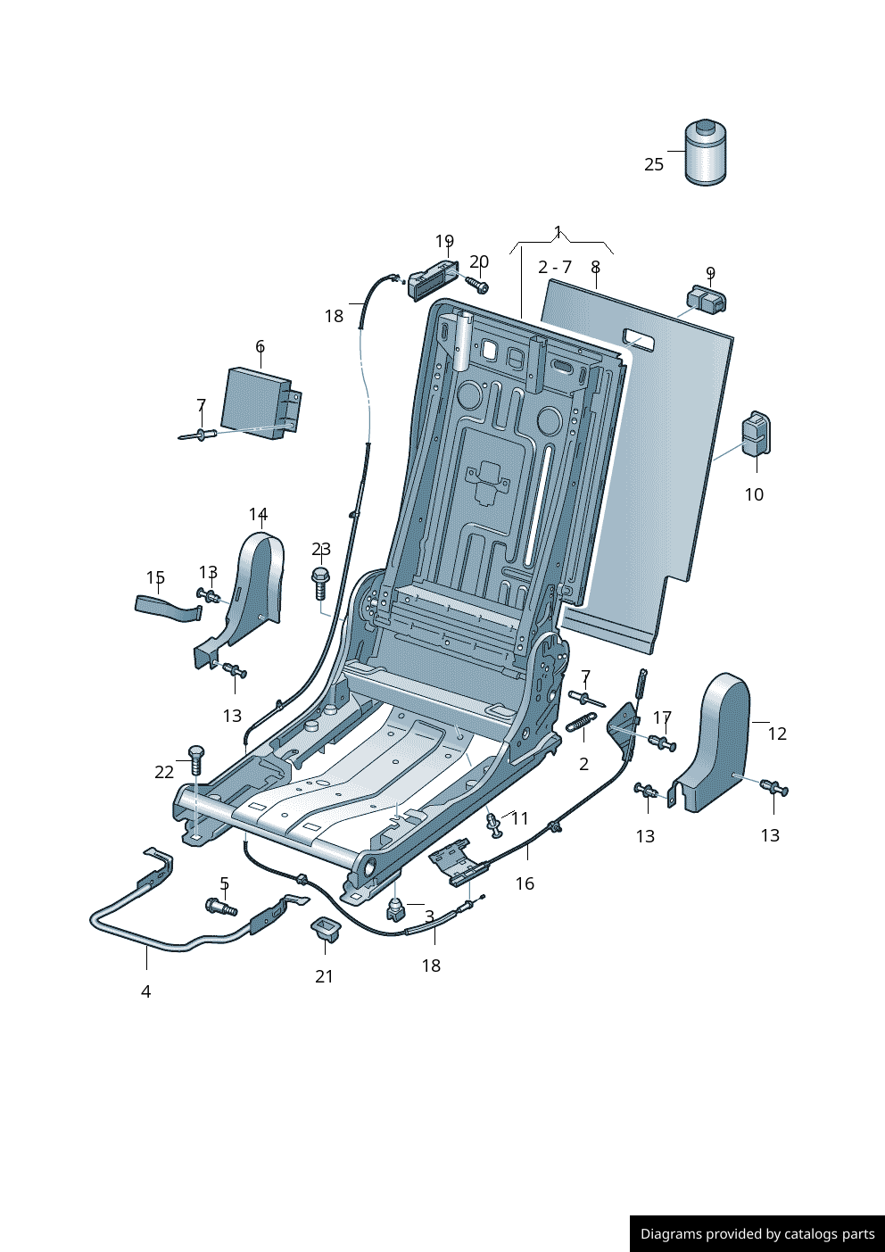 Car part diagram