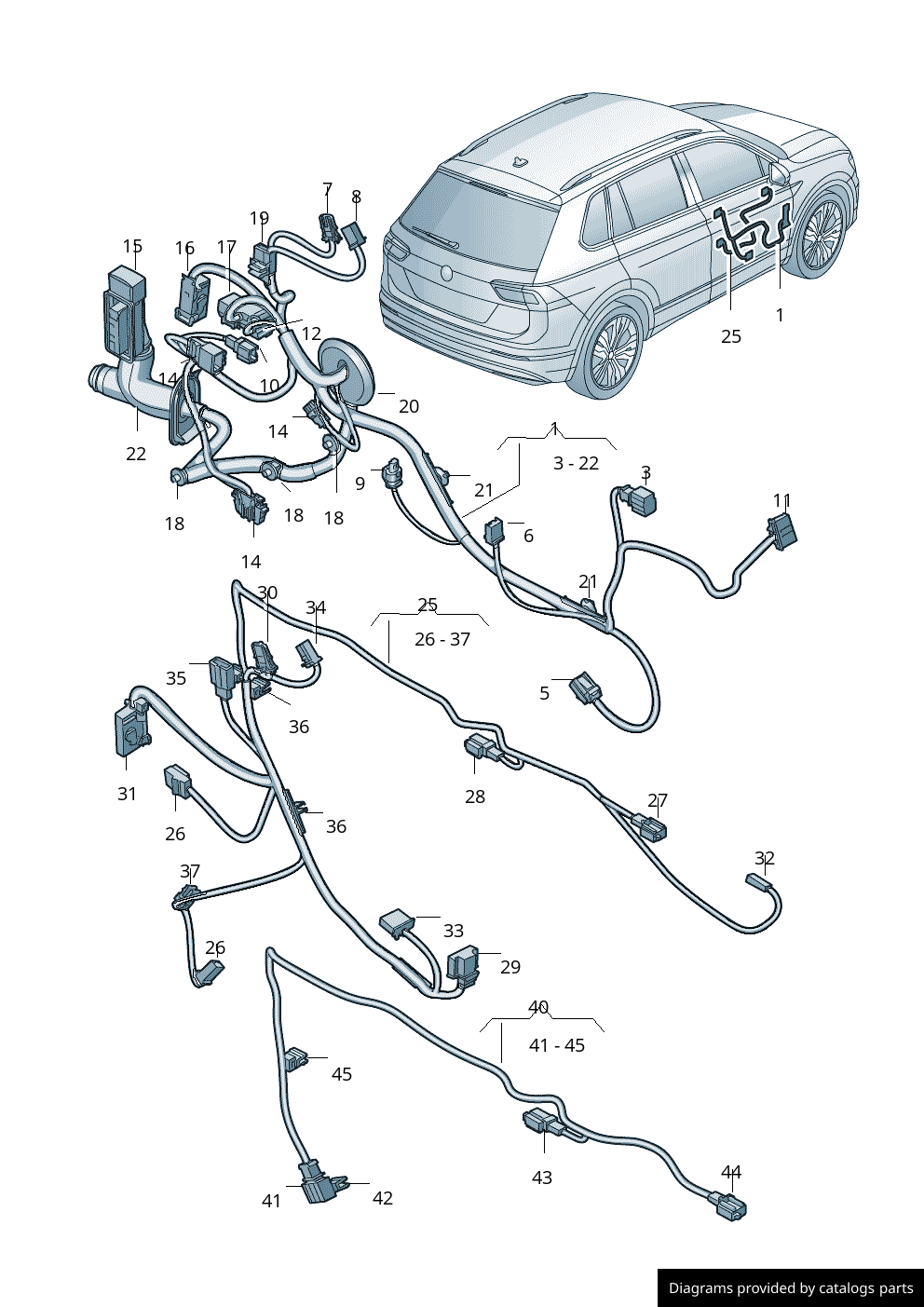 Car part diagram