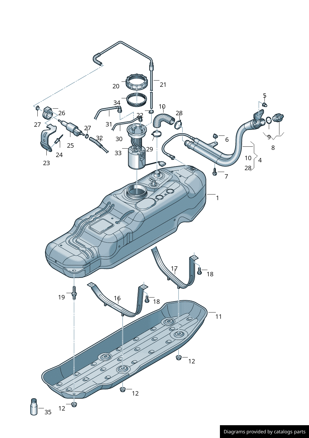 Car part diagram