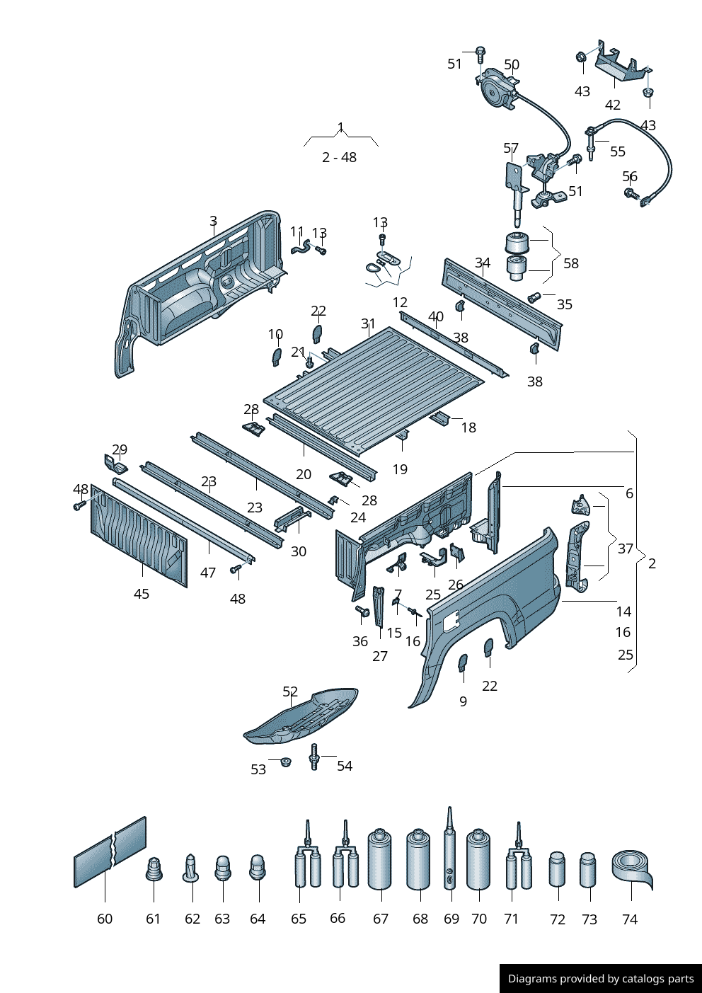 Car part diagram