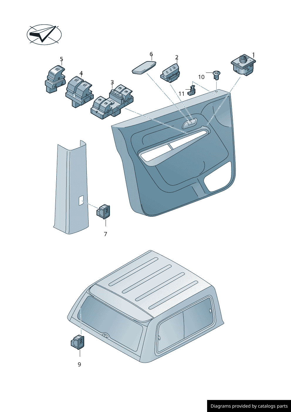 Car part diagram